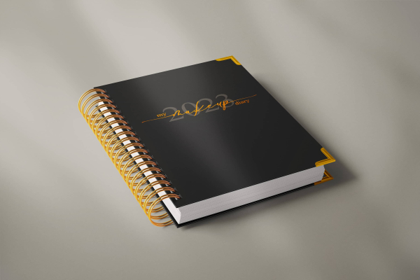 My Makeup Diary (fekete/arany) + Sminktervező füzet